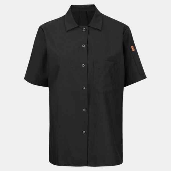 Women's Mimix™ Short Sleeve Cook Shirt with OilBlok Thumbnail
