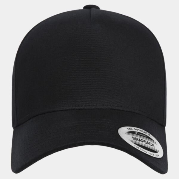 Retro Cotton Blend Trucker Snapback Cap Thumbnail