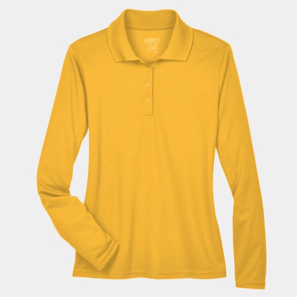 Women's Pinnacle Performance Long Sleeve Piqué Polo Thumbnail