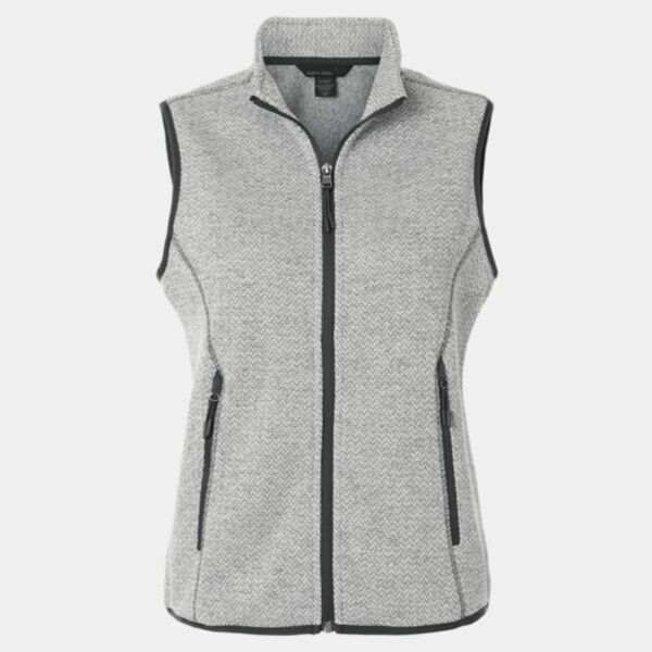Women's Jasper Jacquard Fleece Vest Thumbnail