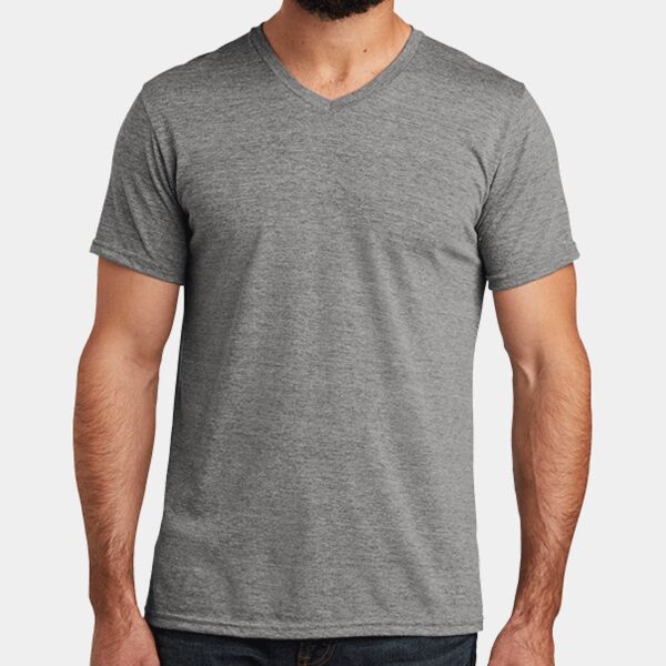 Unisex Tri Blend V Neck Tee Thumbnail