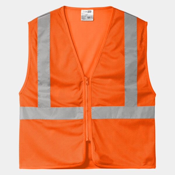 Ansi 107 Class 2 Economy Mesh Zippered Vest Thumbnail