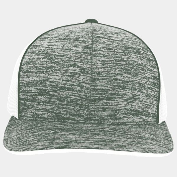 Aggressive Heather Trucker Snapback Cap Thumbnail
